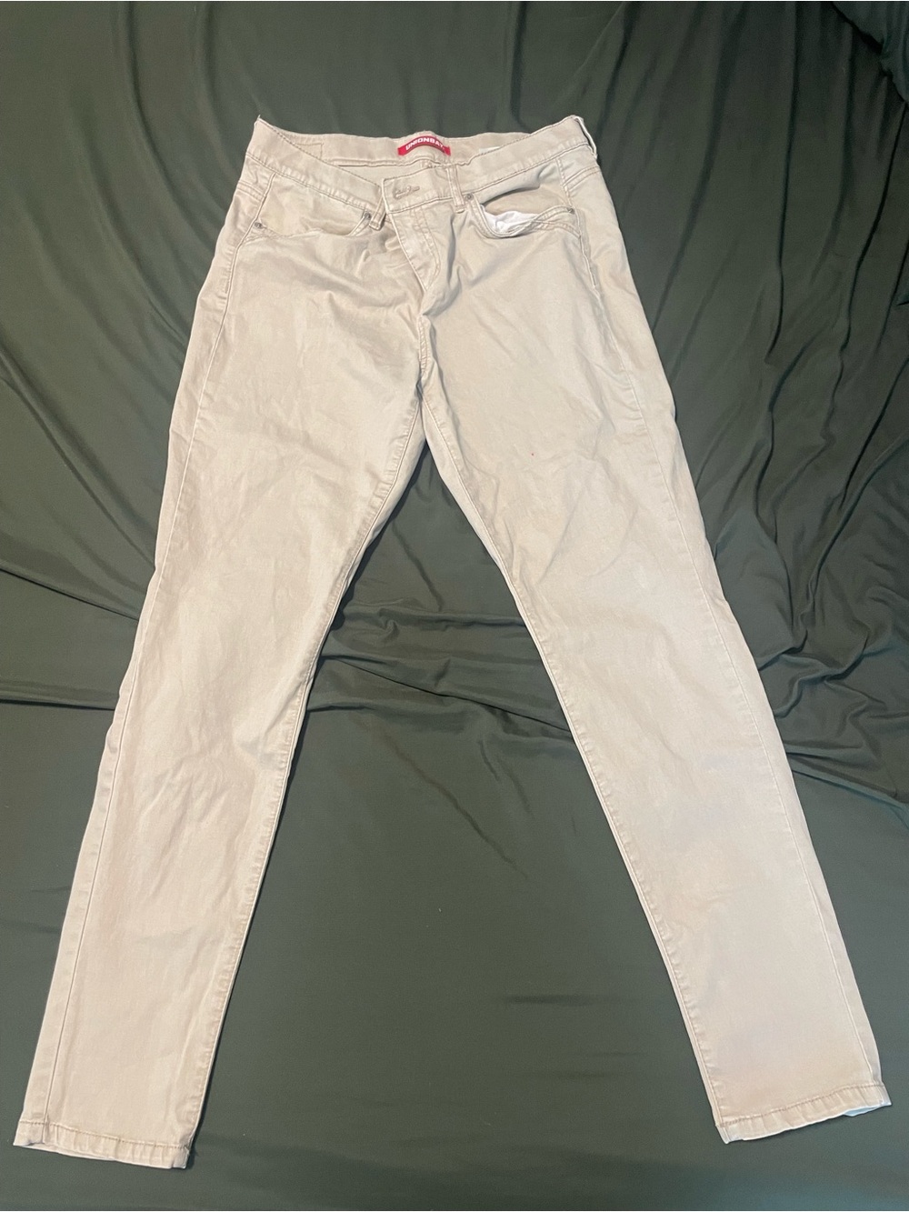UNIONBAY Women's Light Beige Skinny Jeans